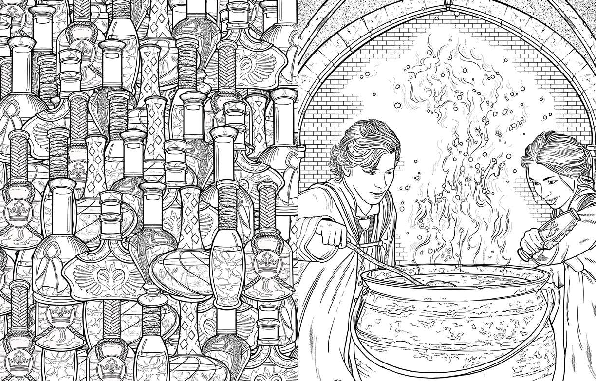 Hogwarts Legacy: The Official Coloring Book