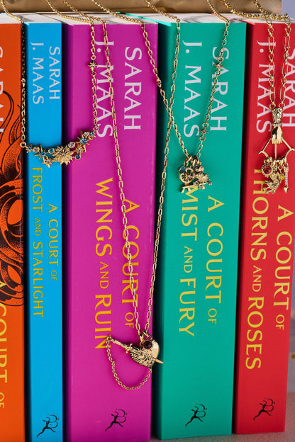 A Court of Thorns and Roses Ash Wood Arrow Necklace: Gold