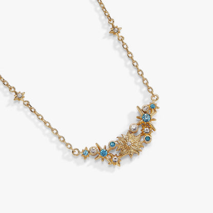 ACOTAR Frost and Starlight Flower Necklace: Gold