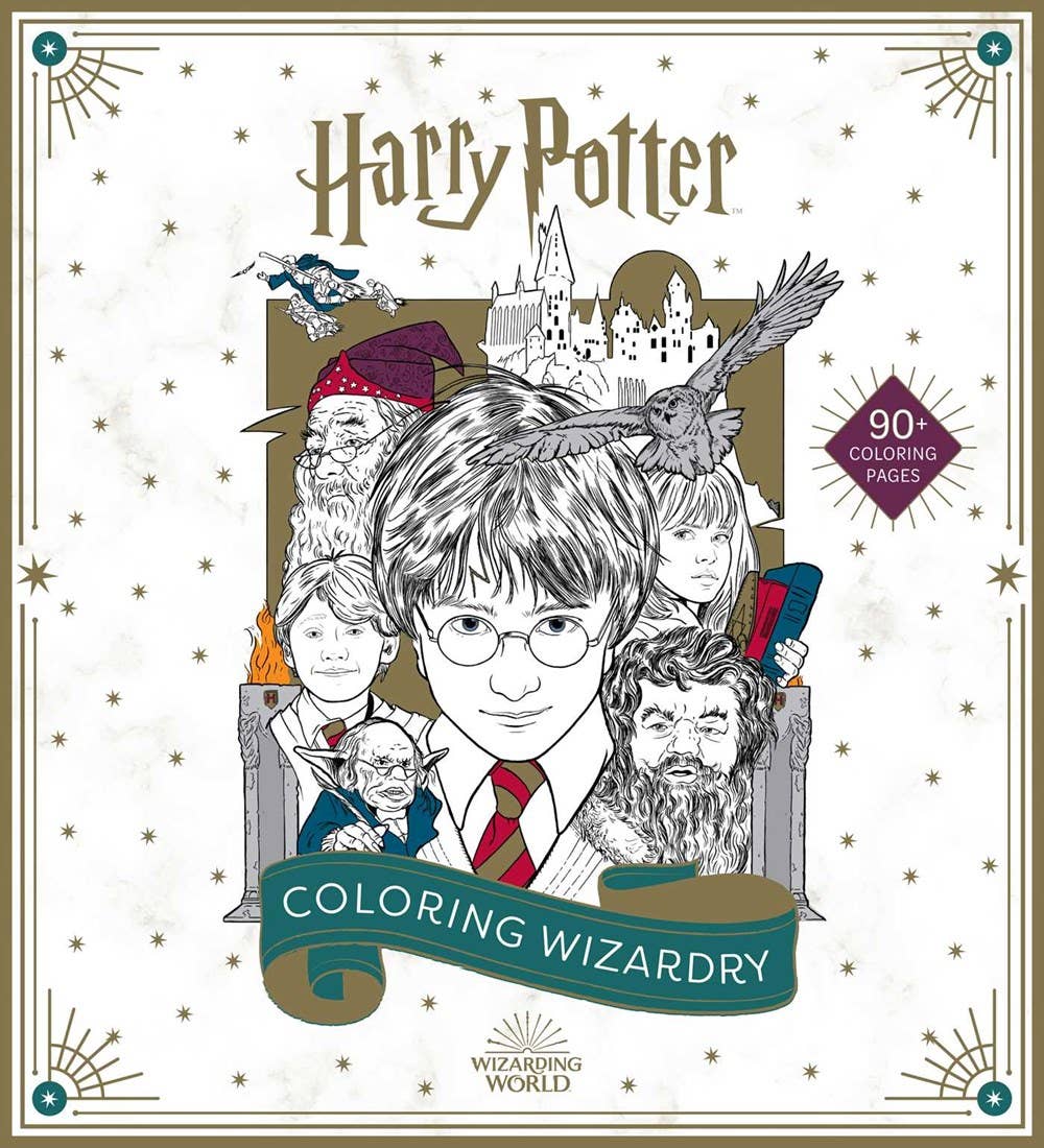 Harry Potter: Coloring Wizardry Coloring Book