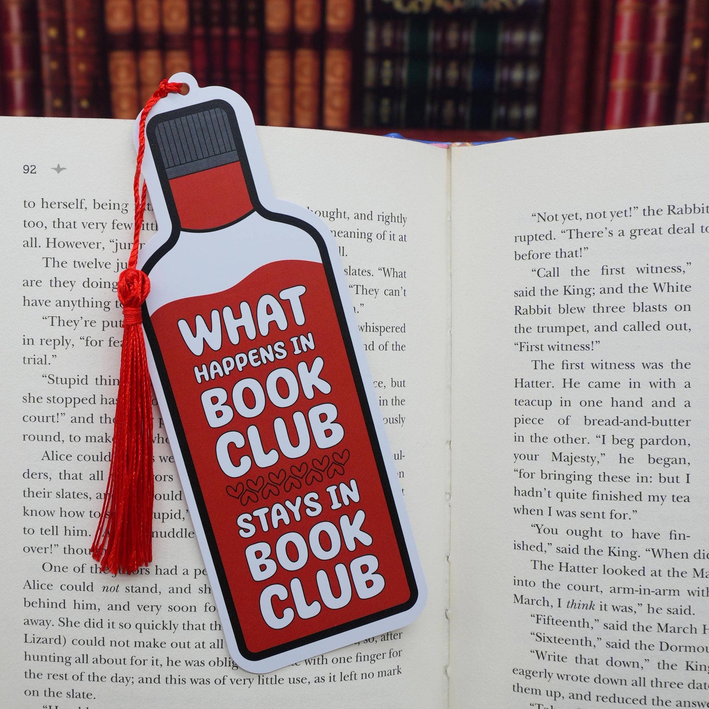 “What Happens in Book Club Stays in Book Club” Bookmark 
