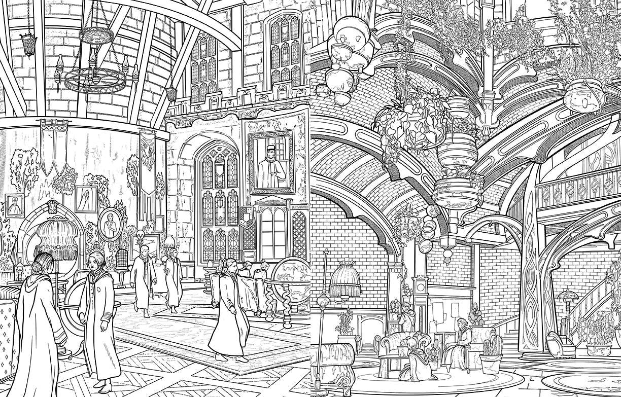 Hogwarts Legacy: The Official Coloring Book