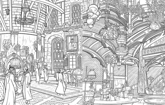 Hogwarts Legacy: The Official Coloring Book