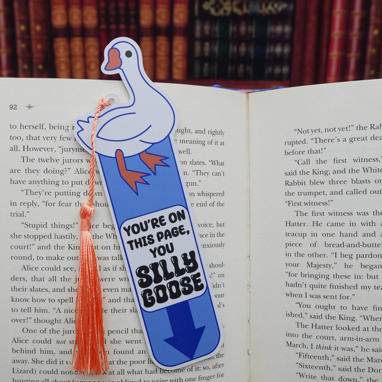 “You’re on This Page, You Silly Goose” Bookmark 