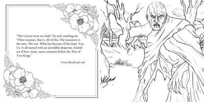 Official Blood and Ash Coloring Book by Jennifer L. Armentrout
