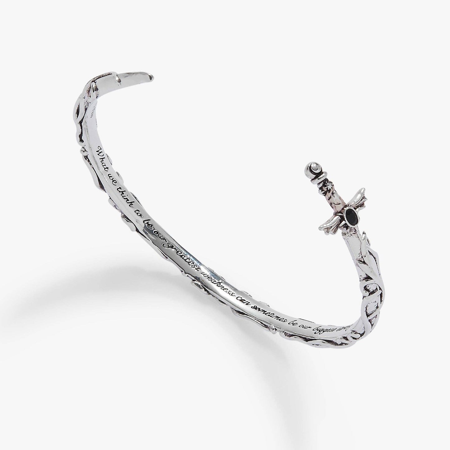 A Court of Thorns and Roses™ Illyrian™ Sword & Shadows Cuff: Silver