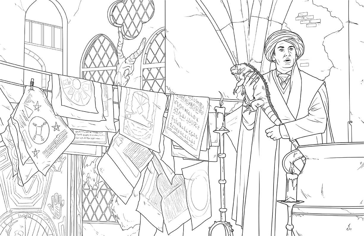 Harry Potter: Ravenclaw House Pride: The Official Coloring Book