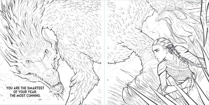 Fourth Wing: The Official Coloring Book