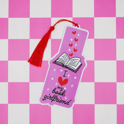 “I Love My Book Girlfriend” Bookmark 