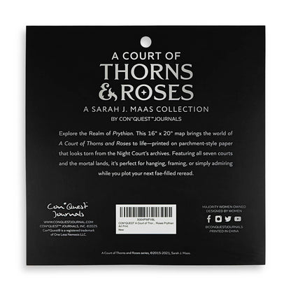 A Court of Thorns and Roses Prythian World Map (16'' x 20'')
