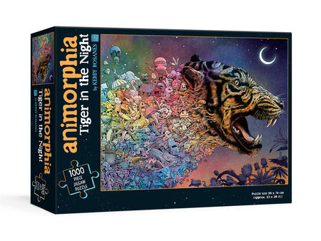 Animorphia: Tiger in the Night by Kerby Rosanes, puzzle