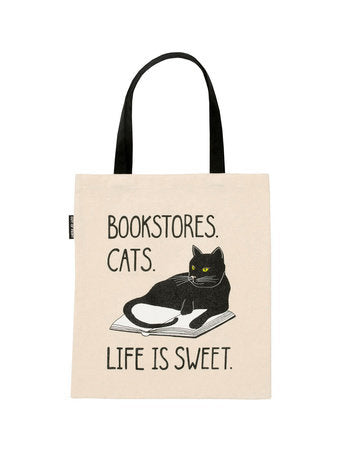 Bookstore Cats tote