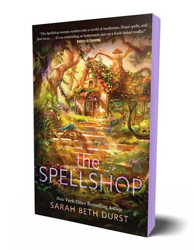 The Spellshop by Sarah Beth Durst, signed bookplate, PAPERBACK