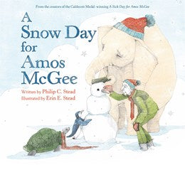 A Snow Day for Amos McGee by Philip C. Stead (Signed)