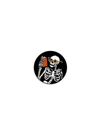 Just One More Chapter enamel pin