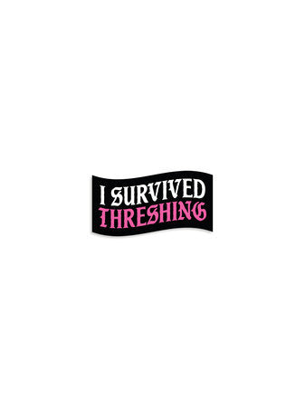 Fourth Wing: I Survived Threshing enamel pin