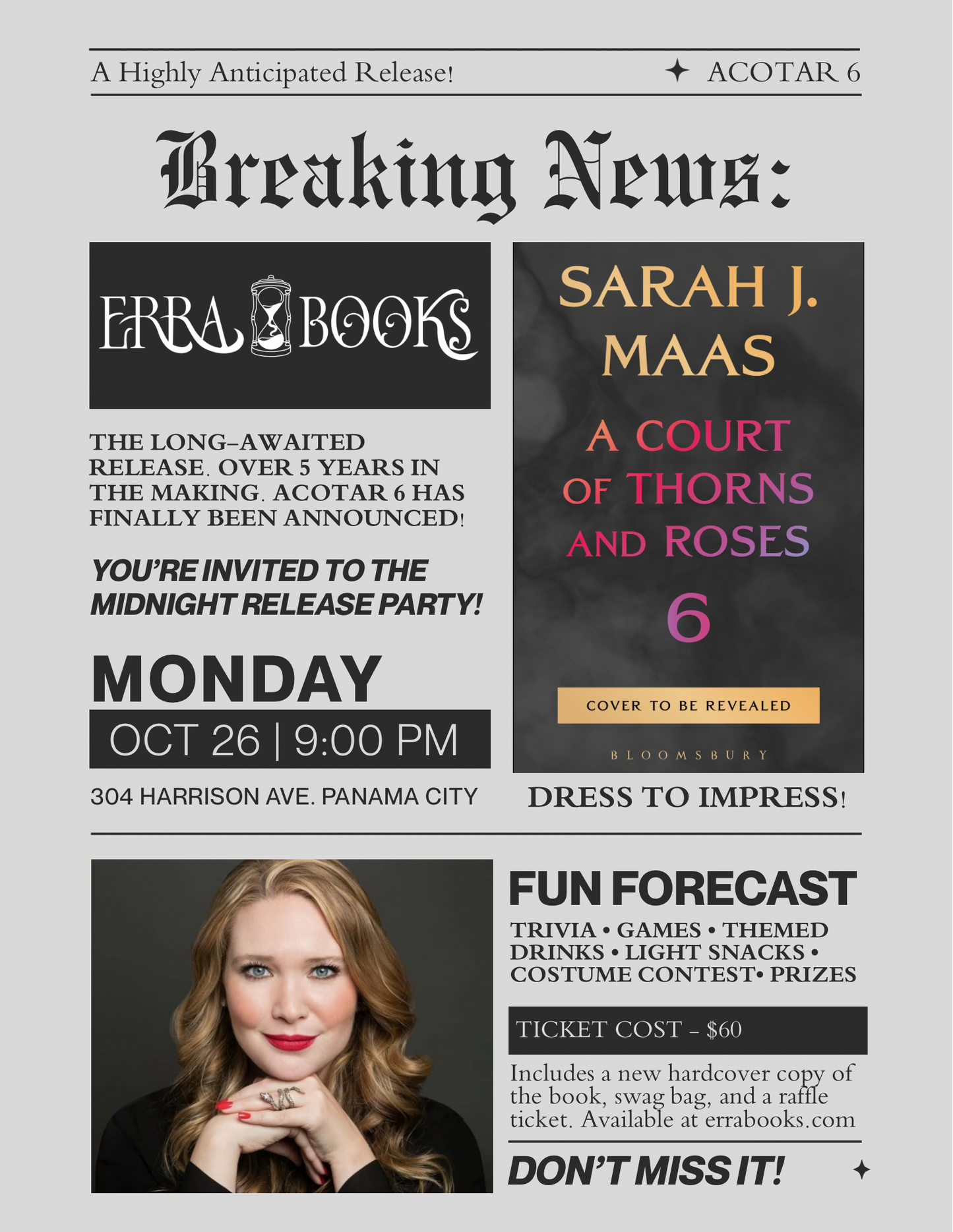 ACOTAR 6 MIDNIGHT RELEASE PARTY