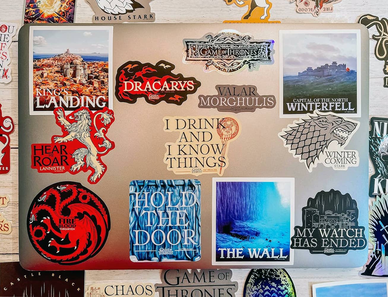 Game of Thrones Sigils & Iconic Art Decals (60-Pack)
