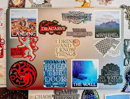 Game of Thrones Sigils & Iconic Art Decals (60-Pack)