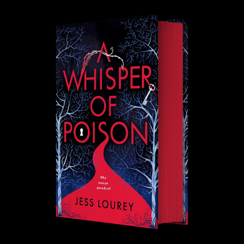 A Whisper of Poison by Jess Lourey, sprayed edge
