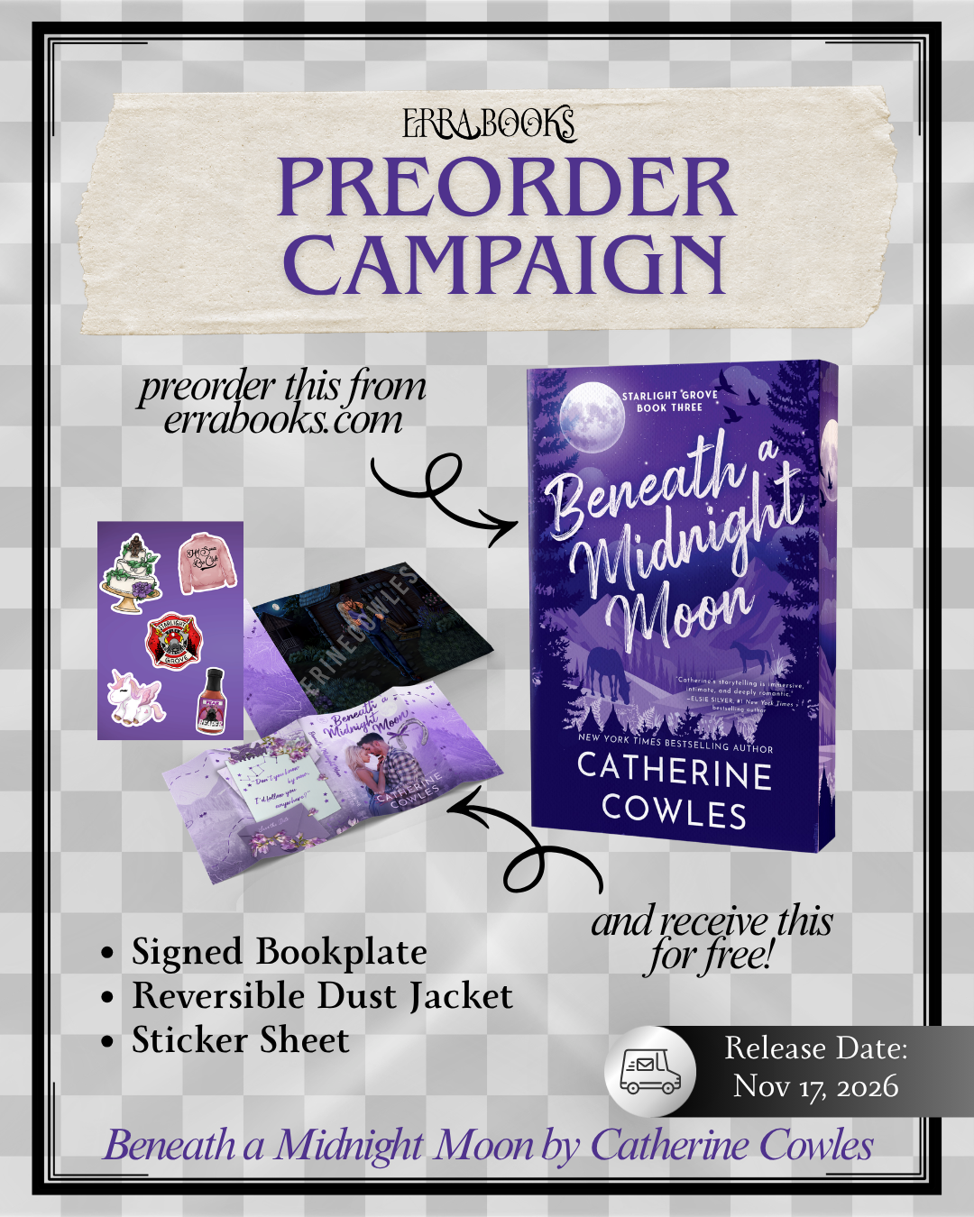 (PREORDER) Beneath a Midnight Moon (Deluxe Edition) (Signed Bookplate)