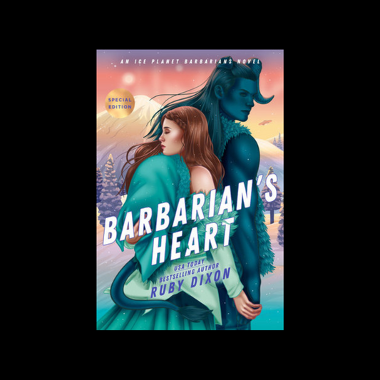 Barbarian's Heart by Ruby Dixon, signed bookplate, paperback
