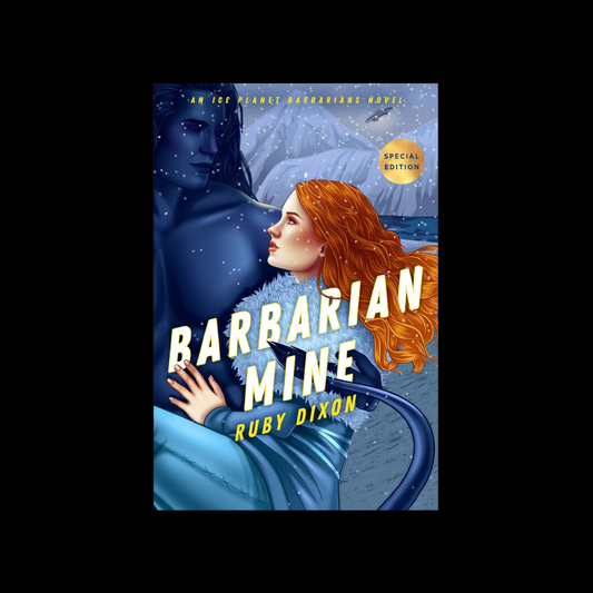 Barbarian Mine by Ruby Dixon, signed bookplate, paperback