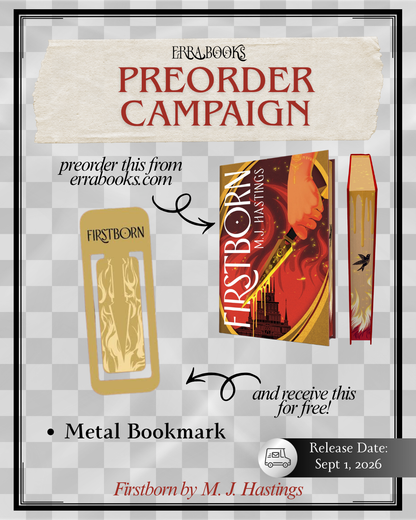 (PREORDER) Firstborn by M. J. Hastings (Deluxe Edition)