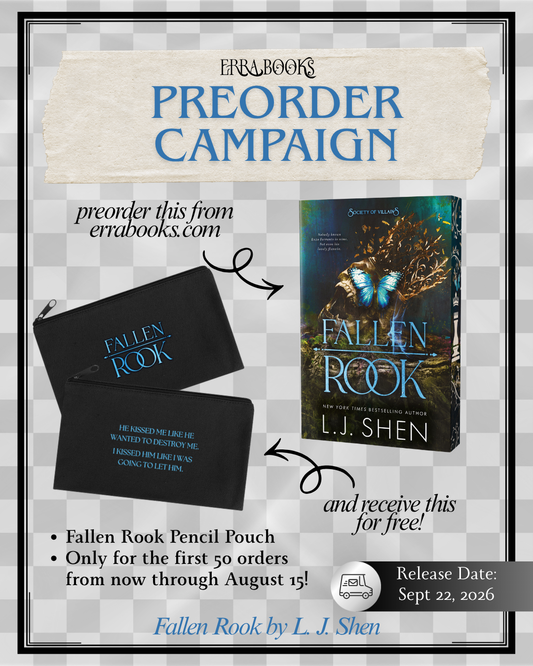 (PREORDER) Fallen Rook by L. J. Shen (Deluxe Edition Paperback)