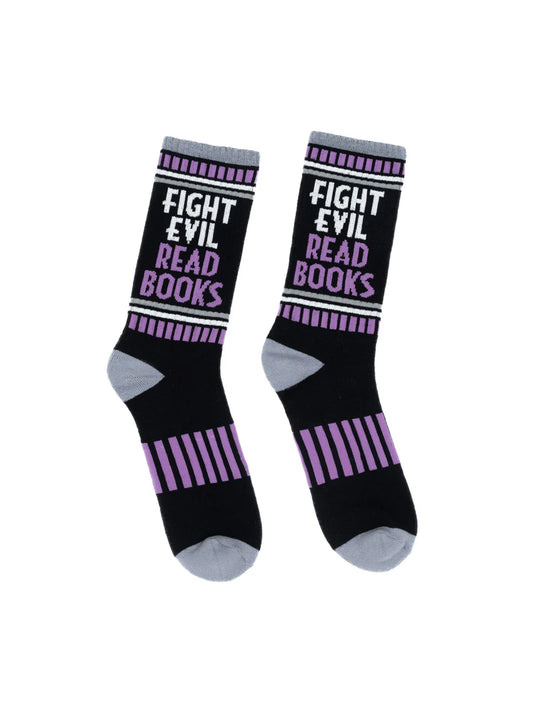 Fight Evil, Read Books socks