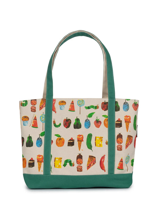 The Very Hungry Caterpillar large zippered tote