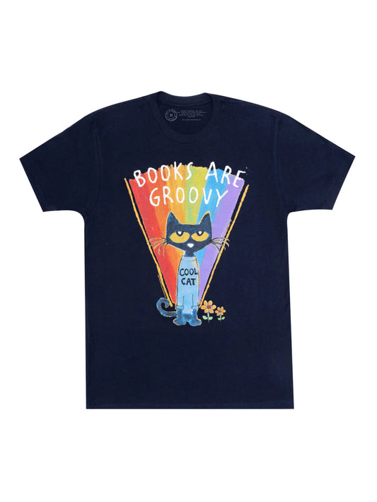Pete the Cat: Books are Groovy t-shirt