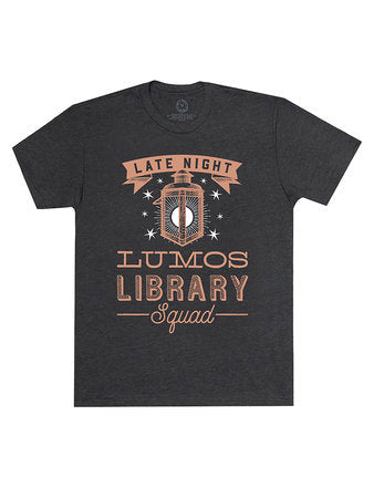 Lumos Library Squad t-shirt - glow in the dark