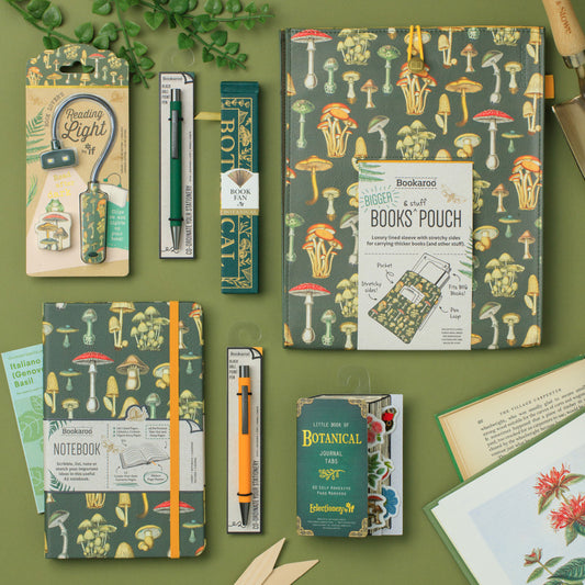 Bookaroo: Books & Stuff Pouch: Botanical