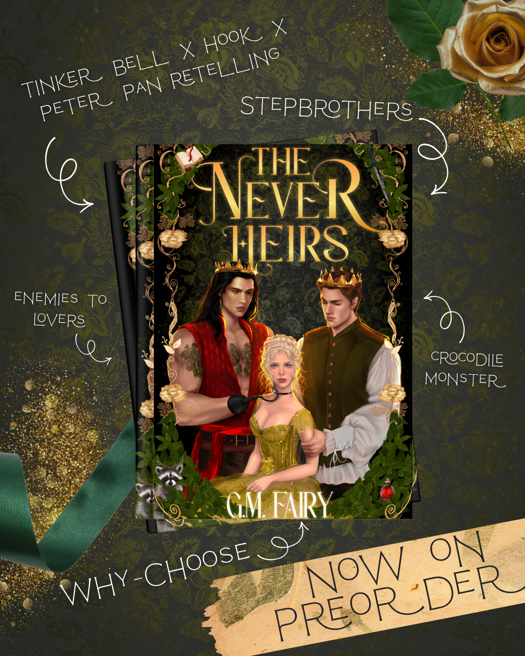 (PREORDER) The Never Heirs by G. M. Fairy (Indie Exclusive Hardcover) (Signed)
