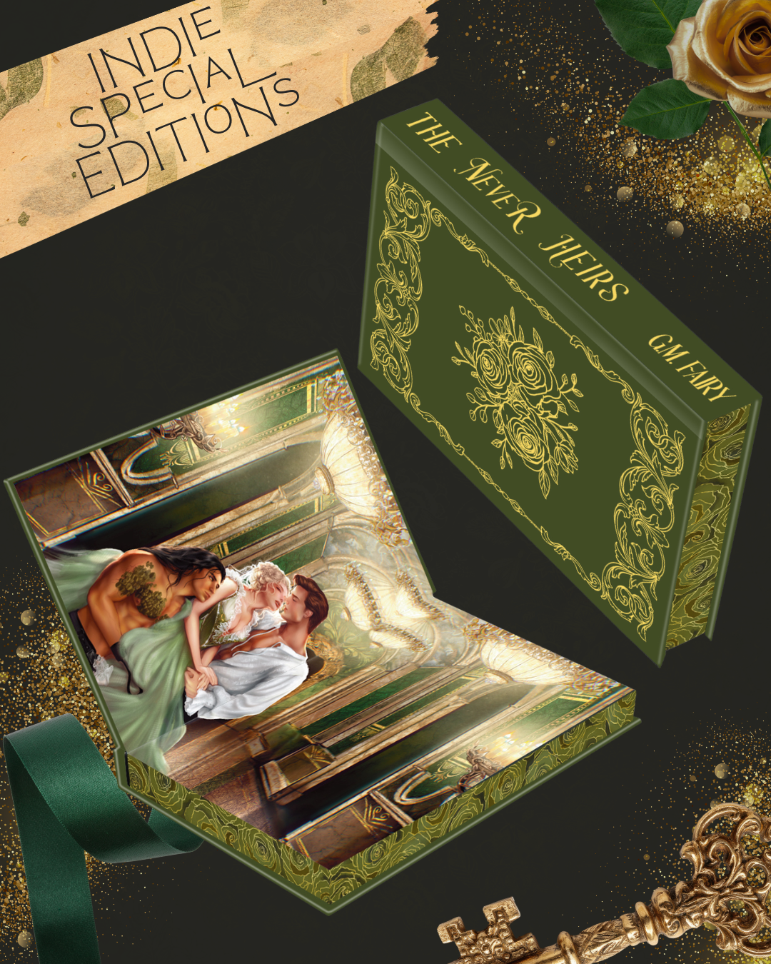 (PREORDER) The Never Heirs by G. M. Fairy (Indie Exclusive Hardcover) (Signed)