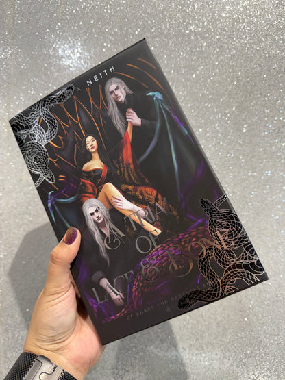 A Trial of Lace and Bone by Kalista Neith (Deluxe Hardcover Special Edition) (Signed) (Dark Cover)