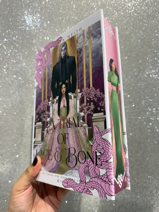 A Trial of Lace and Bone by Kalista Neith (Deluxe Hardcover Special Edition) (Signed) (Light Cover)