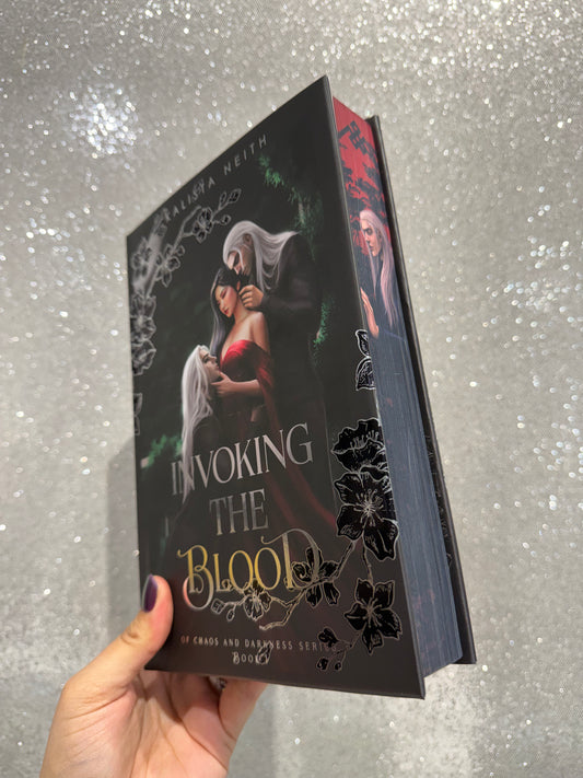 Invoking the Blood by Kalista Neith (Deluxe Special Edition Hardcover) (Signed) (Dark Cover)