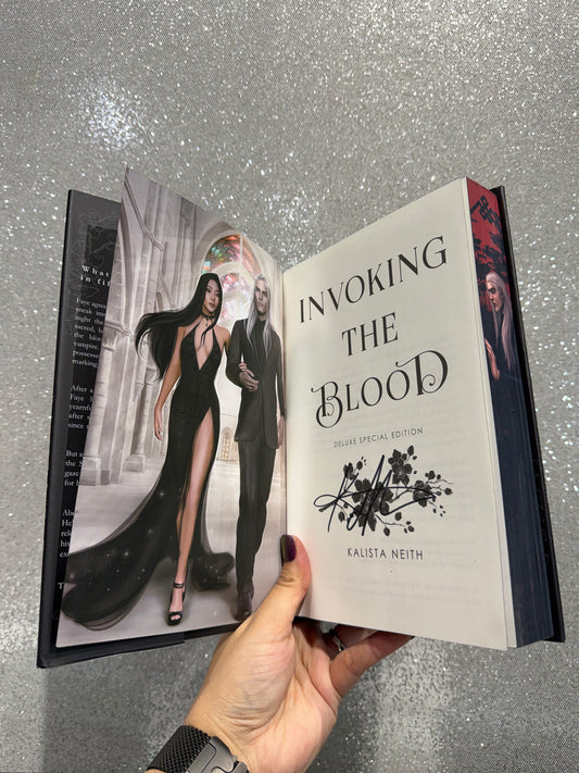 Invoking the Blood by Kalista Neith (Deluxe Special Edition Hardcover) (Signed) (Dark Cover)