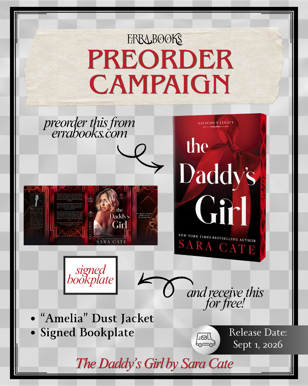 The Daddy's Girl by Sara Cate (Deluxe Edition) (Signed Bookplate)