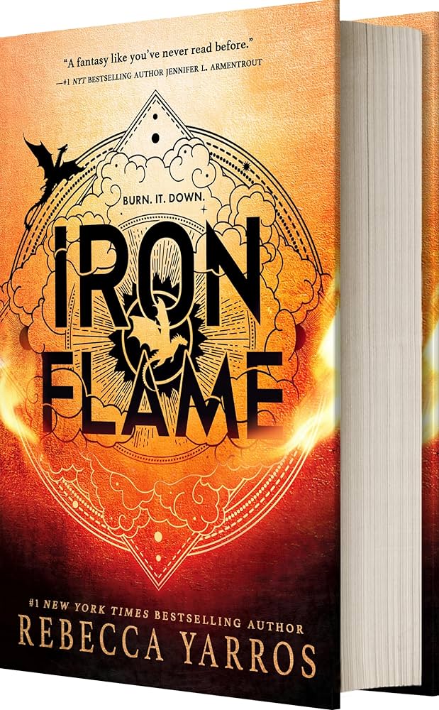 Iron Flame by Rebecca Yarros, digitally signed bookplate