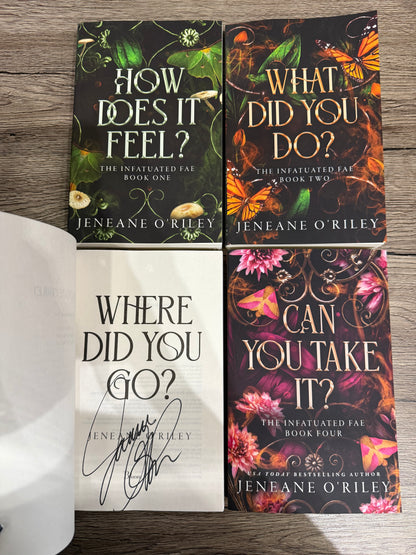 The Infatuated Fae series by Jeneane O'Riley (Signed)