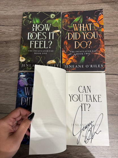 The Infatuated Fae series by Jeneane O'Riley (Signed)