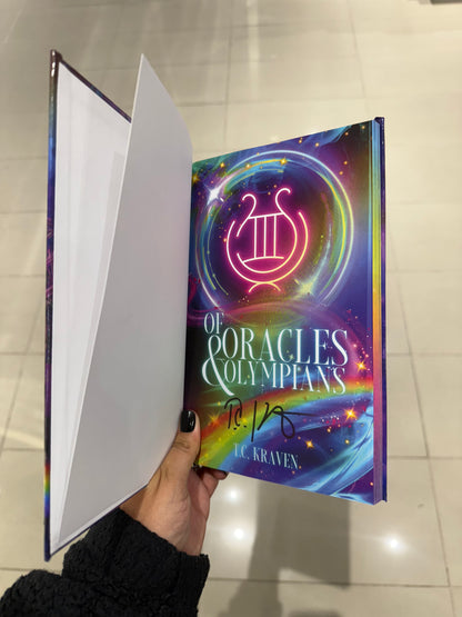 Of Oracles & Olympians by T. C. Kraven (Pride Edition) (Rainbow Page) (Signed)