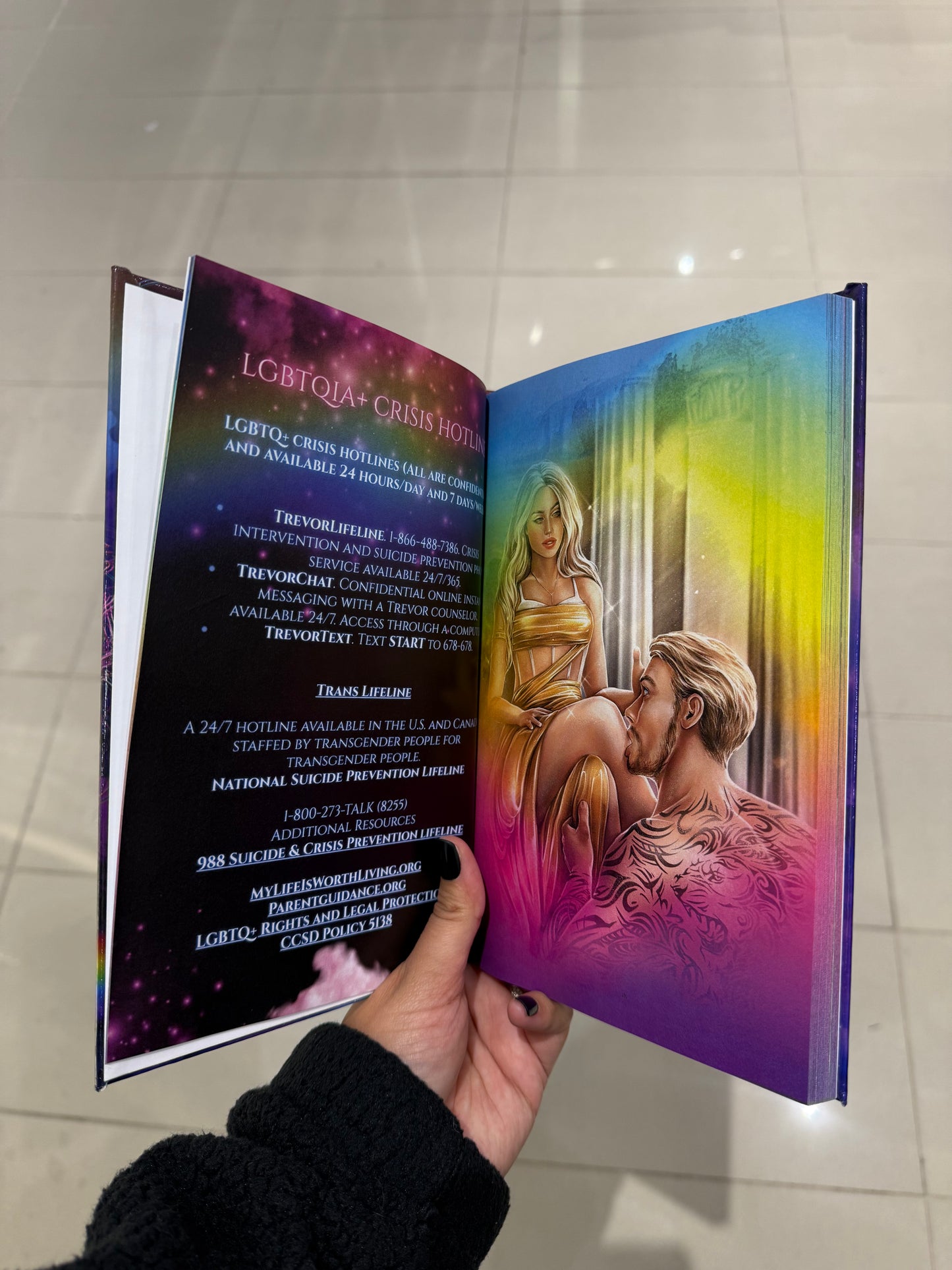 Of Oracles & Olympians by T. C. Kraven (Pride Edition) (Rainbow Page) (Signed)