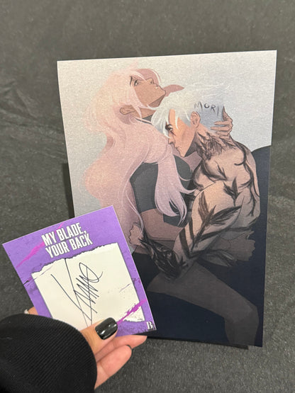 My Blade, Your Back by K.M. Moronova (Deluxe Edition) (Signed Bookplate)