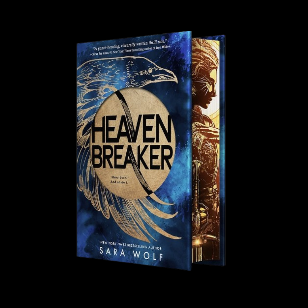 Heavenbreaker by Sara Wolf, sprayed edges, digitally signed bookplate