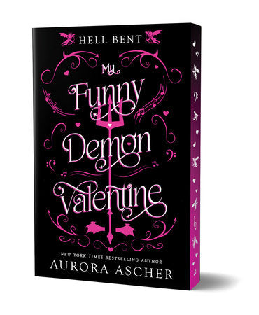 My Funny Demon Valentine by Aurora Ascher, stenciled edge