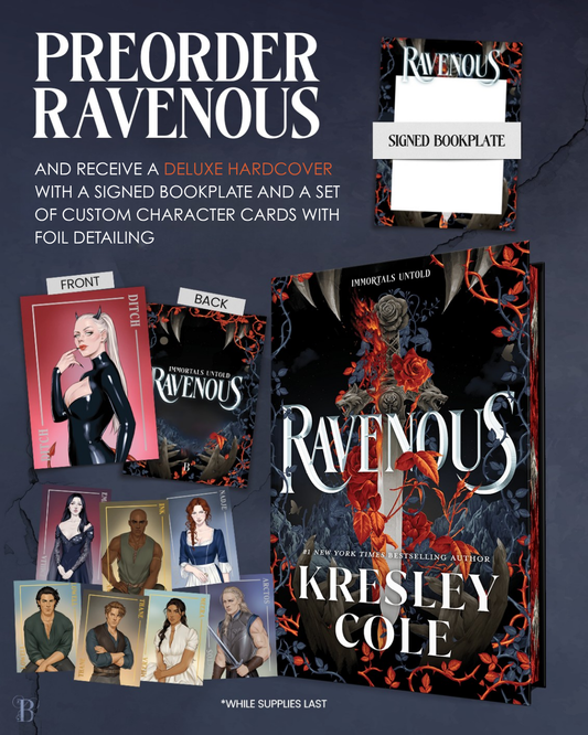 (PREORDER) Ravenous by Kresley Cole (Deluxe Edition Hardcover)
